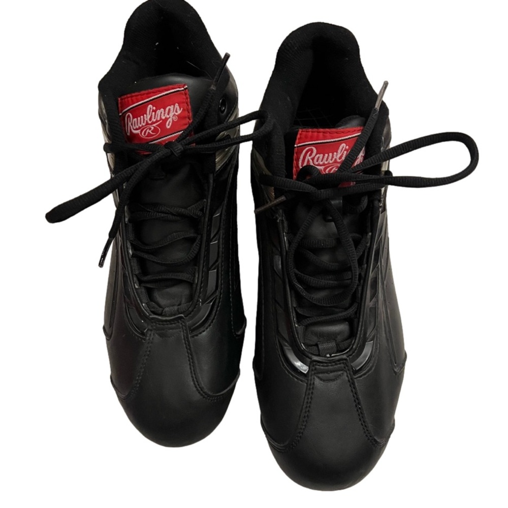 Rawlings Black Wind Up Baseball Cleats Size 9 1/2 NWOT - Picture 2 of 7